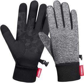 img 4 attached to 🧤 Anqier Windproof Touchscreen Cycling Accessories: Men's Gloves & Mittens for Optimal Performance