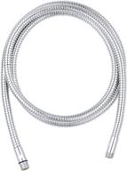 enhance your shower experience with the grohe 28146000 relexaflex metal 79-in shower hose in chrome logo