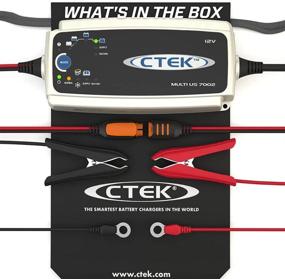 img 3 attached to CTEK (56-353) MULTI US 7002 12-Volt Battery Charger,Black: The Ultimate Charging Solution