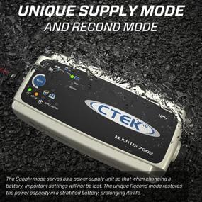 img 1 attached to CTEK (56-353) MULTI US 7002 12-Volt Battery Charger,Black: The Ultimate Charging Solution