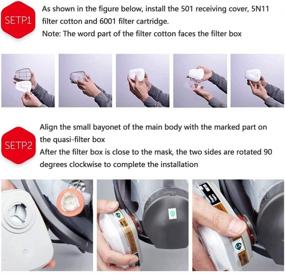 img 1 attached to 🌲 Enhanced Woodworking Respirator: Protect Your Health with Organic Chemical Safety