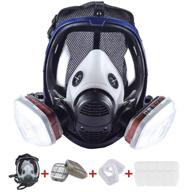 🌲 enhanced woodworking respirator: protect your health with organic chemical safety logo