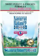 nutritious chicken & sweet potato formula: natural balance limited ingredient diets dry dog food logo