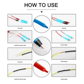 img 1 attached to Aoje Link Shrink Tubing Shrinkable 16 4Ft Industrial Electrical for Wiring & Connecting