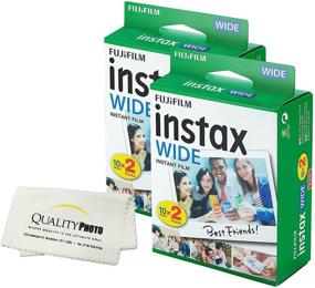 img 4 attached to Fujifilm instax Wide Instant Film (40 Exposures) for Wide 300, 200, and 210 Cameras + Bonus Microfiber Cloth - Quality Photo