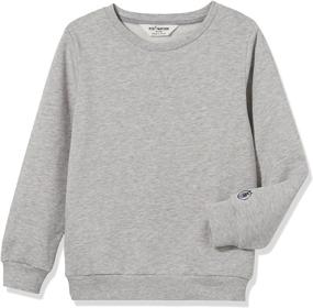 img 3 attached to Boys' Clothing: Kid Nation Cozy Brushed Sweatshirt