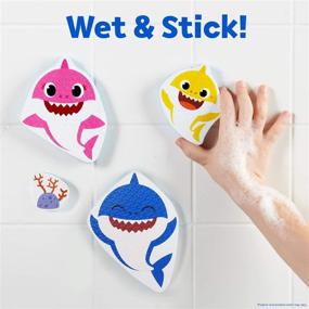 img 3 attached to 🦈 Enhanced SEO-optimized Version: WowWee Pinkfong Baby Shark Official - Bath Time Stickers (30 Pack)