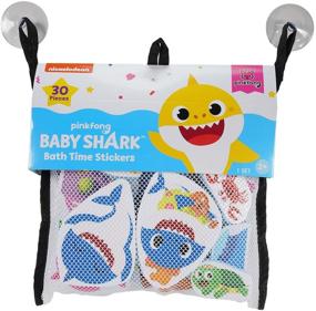 img 4 attached to 🦈 Enhanced SEO-optimized Version: WowWee Pinkfong Baby Shark Official - Bath Time Stickers (30 Pack)