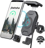 jitehsha motorcycle handlebar rear view waterproof logo