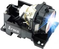 araca dt00871 projector lamp: high-quality replacement with housing for hitachi cp-x615, cp-x705, cp-x807, hcp-8000x logo