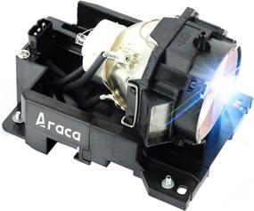 img 4 attached to Araca DT00871 Projector Lamp: High-Quality Replacement with Housing for Hitachi CP-X615, CP-X705, CP-X807, HCP-8000X