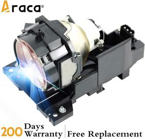 img 3 attached to Araca DT00871 Projector Lamp: High-Quality Replacement with Housing for Hitachi CP-X615, CP-X705, CP-X807, HCP-8000X