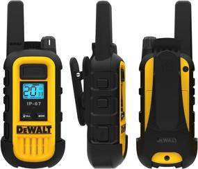 img 1 attached to DEWALT DXFRS300 1Вт прочная радиостанция - Водонепроницаемая, ударопрочная, дальнобойная и перезаряжаемая двухсторонняя радиостанция с передачей голоса (6 штук в комплекте с групповым зарядным устройством) (DXFRS300-BCH6)