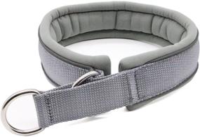 img 4 attached to 🐾 1.57-Inch Wide Slip-On Dog Collar for Daily Use, Beach, Forest, Agility and More - Soft Foam, Reflective Strips, Stainless Steel Hardware, Quick-Drying Neoprene Lining, and Enhanced SEO