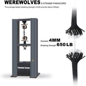 img 1 attached to WEREWOLVES 650Lb Паракорд Парашютный Шнур