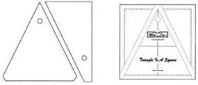 img 3 attached to Акриловая линейка Bloc Loc Triangle Square