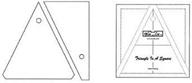 акриловая линейка bloc loc triangle square логотип