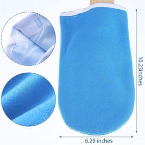 img 3 attached to 🧤 Blue Paraffin Wax Mitts and Booties for Moisturizing Spa Hand and Foot Care - Ideal Paraffin Wax Gloves, Terry Cloth Mitts, and Wax Bath Accessories