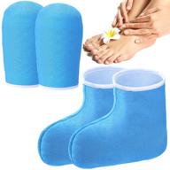 🧤 blue paraffin wax mitts and booties for moisturizing spa hand and foot care - ideal paraffin wax gloves, terry cloth mitts, and wax bath accessories logo