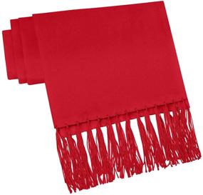 img 1 attached to Churchill Men's Accessories: Elegant White Satin Formal Scarf for Men