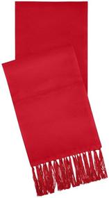 img 2 attached to Churchill Men's Accessories: Elegant White Satin Formal Scarf for Men