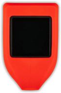 🔴 enhanced protection and accessibility: cver - silicone case for trezor model t (red) with usb c and micro sd cutouts logo