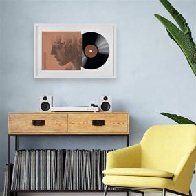 img 1 attached to 📸 MCS White 16.5x25 Inch Double Groove Record Album Frame: Preserve Your Memories in Style!