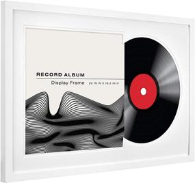 img 3 attached to 📸 MCS White 16.5x25 Inch Double Groove Record Album Frame: Preserve Your Memories in Style!