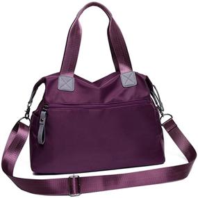 img 2 attached to 👜 Crossbody Shoulder Handbags & Wallets for Women - Lightweight, Multi-Pocket and Water-Resistant Totes