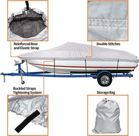img 3 attached to 🚤 The Ultimate Waterproof Boat Cover for V-Hull, TRI-Hull, Pro-Style, Fishing, Runabout, and Bass Boats