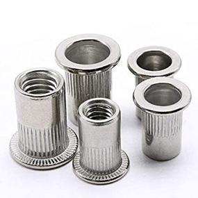 img 1 attached to M3 Rivet Nut Thread Metric Nutsert 50Pcs 304 Stainless Steel