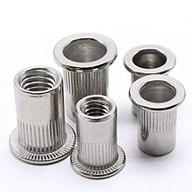 m3 rivet nut thread metric nutsert 50pcs 304 stainless steel logo