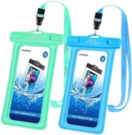 📱 moko floating waterproof phone pouch holder - 2 pack, floatable case dry bag with lanyard for iphone 13/13 pro max/12/11 pro, samsung s21/s10 - buy now! logo