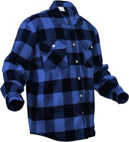 img 1 attached to 👕 Optimized for SEO: Rothco Extra Heavyweight Buffalo Plaid Flannel Shirt