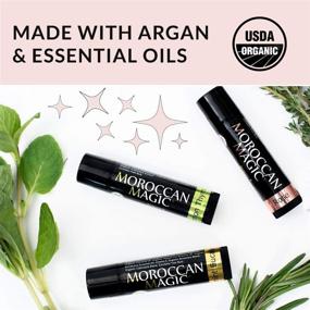 img 2 attached to 🎁 Moroccan Magic Organic Lip Balm Variety Pack Gift Set: Argan and Essential Oils, Smooth, Natural, Non-Toxic, Cruelty-Free - 5 Pack