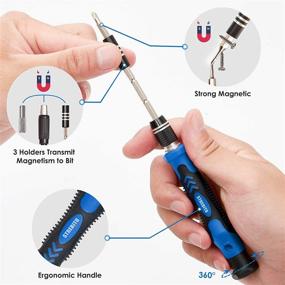 img 2 attached to STREBITO 142-Piece Electronics Precision Screwdriver Set: Repair iPhone, MacBook, Computer, Tablet, Xbox & More with Magnetic Bits