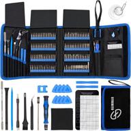 strebito 142-piece electronics precision screwdriver set: repair iphone, macbook, computer, tablet, xbox & more with magnetic bits logo