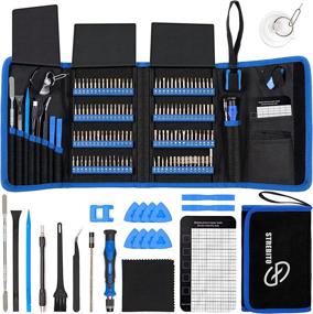 img 4 attached to STREBITO 142-Piece Electronics Precision Screwdriver Set: Repair iPhone, MacBook, Computer, Tablet, Xbox & More with Magnetic Bits