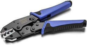 img 4 attached to 🔧 Qibaok Ratcheting Wire Crimper Tool for Heat Shrink Connectors - Ratchet Terminal Crimper for Wire Crimping