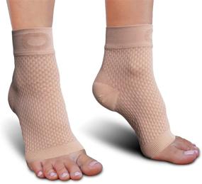 img 4 attached to 🧦 Plantar Fasciitis Socks with Arch Support - Ultimate Foot and Heel Pain Relief for Men & Women | Ankle Compression Socks