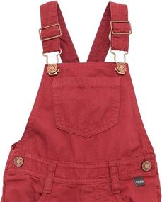 img 2 attached to OFFCORSS Toddler Overalls Overol Purple Boys' Clothing and Overalls