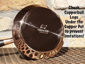 img 1 attached to 👌 Discover the Remarkable Quality of CopperBull Thickest Copper Turkish Saucers