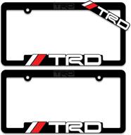 "🏎️ набор рамок для номерного знака trd с держателями букв toyota racing development 3d логотип