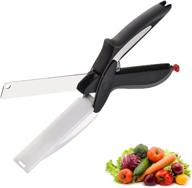 clever cutter: quick and easy kitchen food scissors for effortless cutting - food shears, vegetable slicer, fruit cutter logo