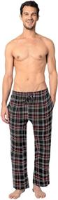 img 1 attached to 👔 Men's Cotton Flannel Pajama Set for Sleep & Lounge - Andrew Scott Clothing