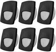 dream lighting 12v led recessed companion way courtesy light for marine ship boat cabin, rv stair step light, exterior patio garden landscape lighting – square shape, cool white, pack of 6 логотип