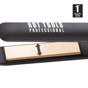 img 2 attached to 🔥 Керамическое быстропроходное гладильное железо Hot Tools Professional, 1 дюйм