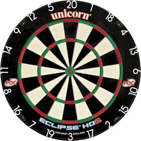 img 1 attached to 🦄 Unicorn Eclipse HD2: Experience High Definition Professional Bristle Dartboard with Enhanced Playing Area and Ultra-Thin Bullseye