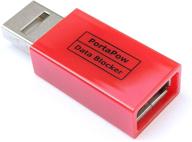 🔒 усовершенствованный блокиратор данных portapow usb (красный) - ультимативная защита от juice jacking логотип