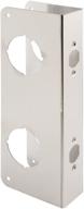 🔒 enhance home security with prime-line u 10539 lock and door reinforcer: prevent unauthorized entry, strengthen doors, and repair with stainless steel design logo